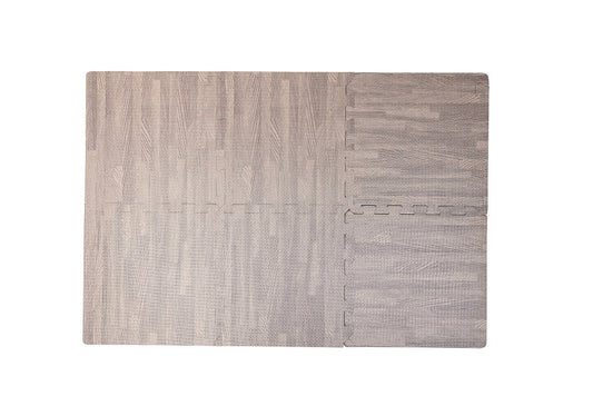 【FIGHTING ROAD】木目調フロアマット30×30（6枚入り）厚さ2.5㎝　