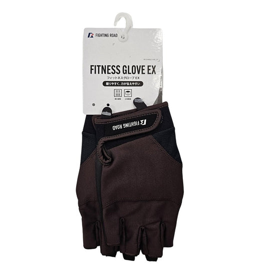 【FIGHTING ROAD】FITNESS GLOVE EX ブラウン