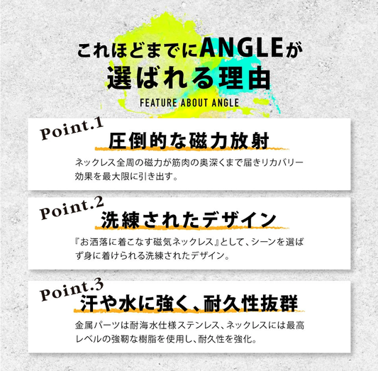 【ANGLE】阪神タイガース 中野拓夢 選手着用モデル ANGLE e.MODEL 01NECKLACE