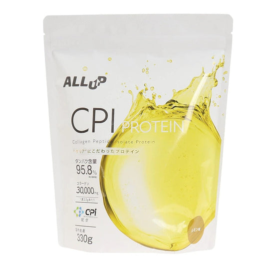 【ALL UP】CPIプロテイン330gレモン