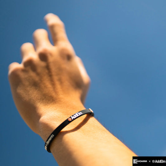 【AddElm】SLIM BRACELET BLACK