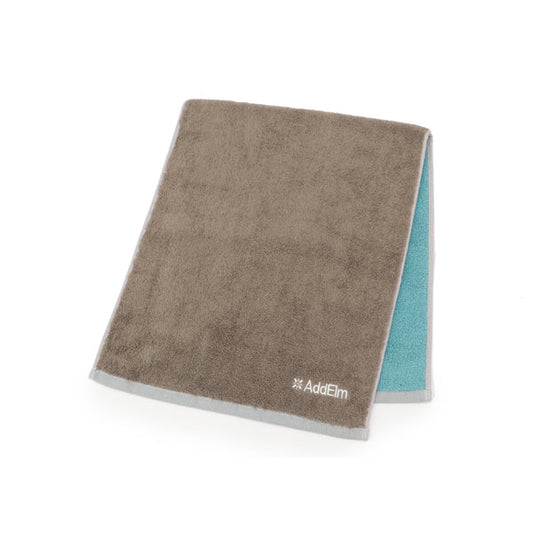 【AddElm】DEODORANT TOWEL BROWN + TURQUOISE BLUE