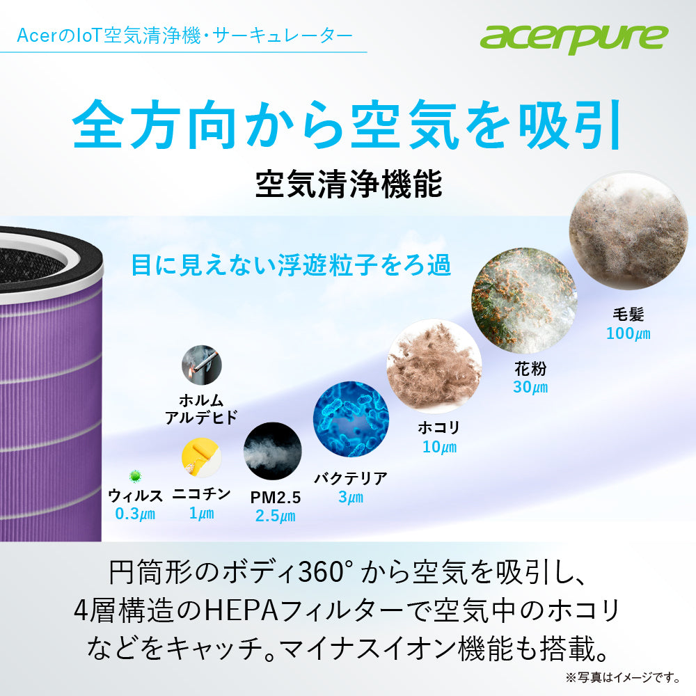 【ACER】Acerpure cool 空気清浄機